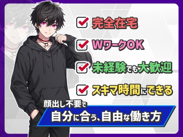 フルリモートの芸能・配信活動(ライバー)